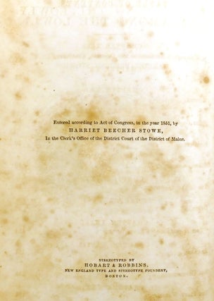 UNCLE TOM'S CABIN; Or, Live Among the Lowly in Two Volumes