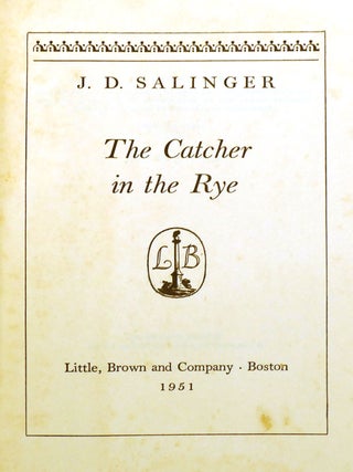 THE CATCHER IN THE RYE