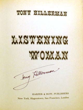LISTENING WOMAN; Signed