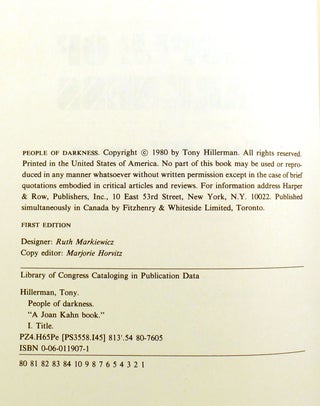 PEOPLE OF DARKNESS; Signed