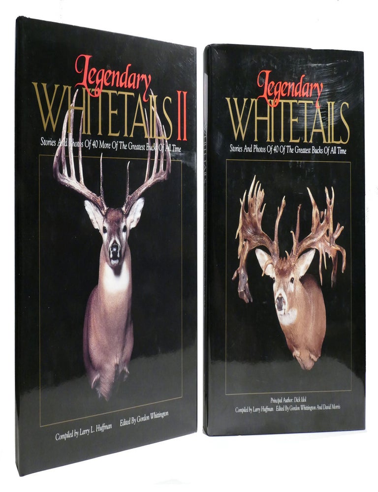Item #206826 LEGENDARY WHITETAILS 2 VOLUME SET; Stories and Photos of 40 of the Greatest Bucks of All Time. Dick Idol.