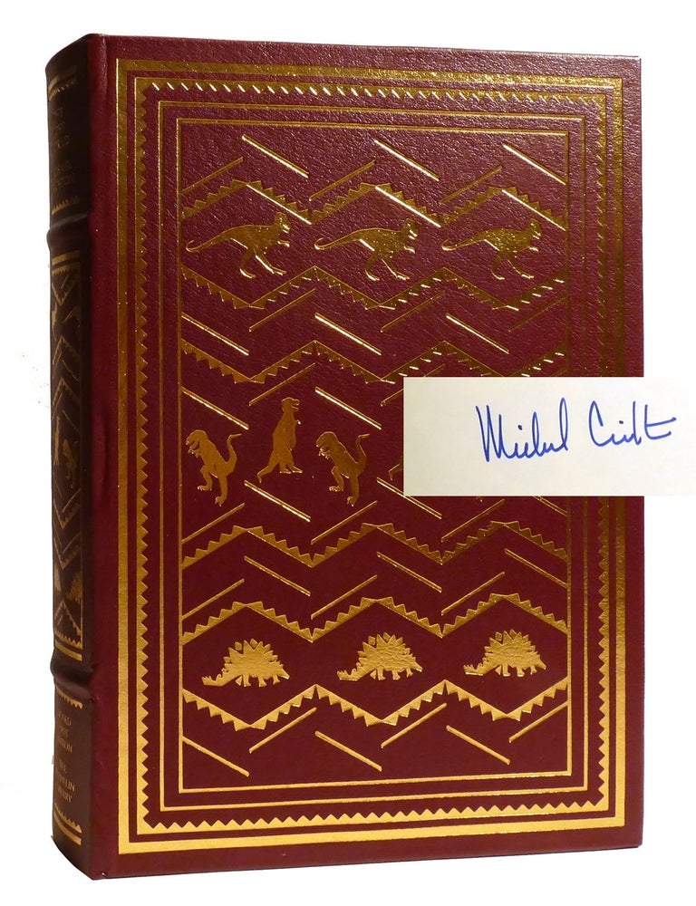 Item #206951 THE LOST WORLD; Franklin Library Signed. Michael Crichton.