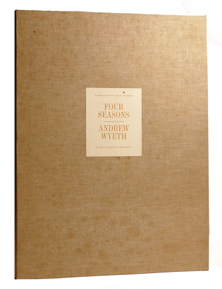 Item #206953 FOUR SEASONS, 12 REPRODUCTIONS; An Art in America Publication. Andrew Wyeth.