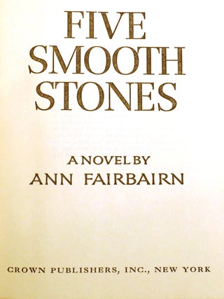 FIVE SMOOTH STONES