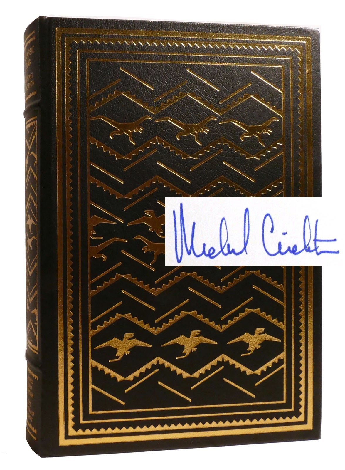 JURASSIC PARK; Franklin Library | Michael Crichton | First Edition