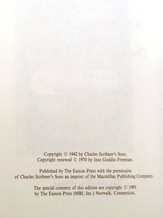 LEE'S LIEUTENANTS; A Study in Command Easton Press