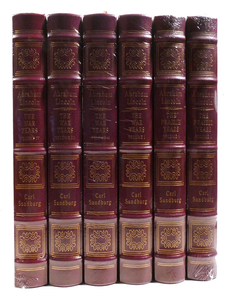 Item #208169 ABRAHAM LINCOLN: THE PRAIRIE YEARS AND THE WAR YEARS 6 VOLUME SET; Easton Press. Carl Sandburg.