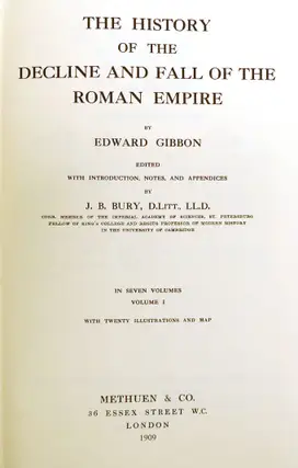 THE DECLINE AND FALL OF THE ROMAN EMPIRE 7 VOLUME SET
