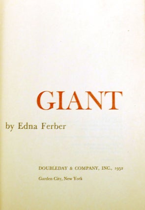 GIANT; Signed