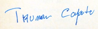 IN COLD BLOOD; A True Account of a Multiple Murder and its Consequences Signed