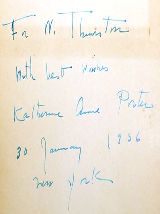 PALE HORSE, PALE RIDER; Signed