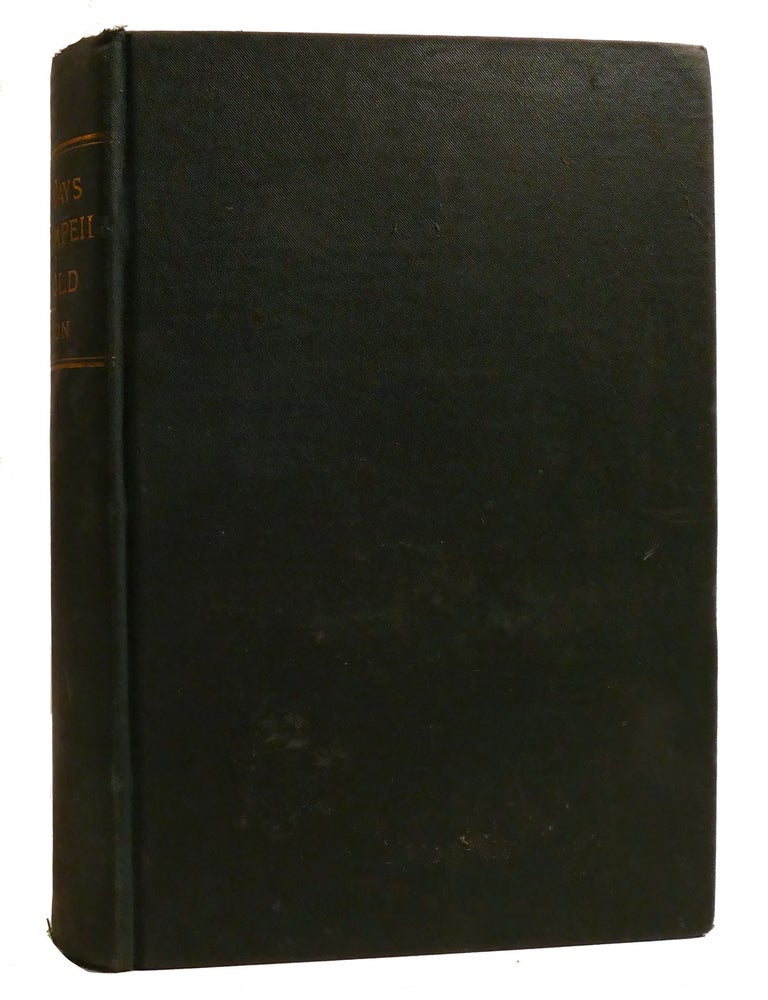Item #210584 THE LAST DAYS OF POMPEII. Edward Bulwer Lytton.