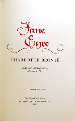 JANE EYRE; Franklin Library