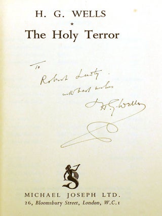 THE HOLY TERROR; Signed