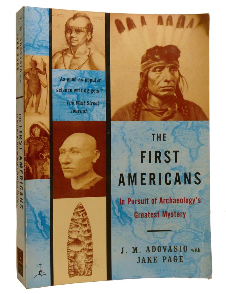 THE FIRST AMERICANS Modern Library | Jake Page J. M. Adovasio | Modern ...