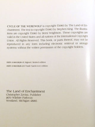 CYCLE OF THE WEREWOLF