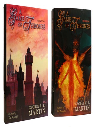 GAME OF THRONES COLLECTION SIGNED MATCHING #! ; A Game of Thrones, a Clash of Kings, a Dance with Dragons, Fire & Blood, a Knight of the Seven Kingdoms