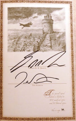 GAME OF THRONES COLLECTION SIGNED MATCHING #! ; A Game of Thrones, a Clash of Kings, a Dance with Dragons, Fire & Blood, a Knight of the Seven Kingdoms