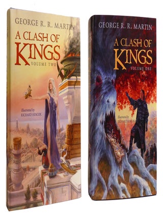 GAME OF THRONES COLLECTION SIGNED MATCHING #! ; A Game of Thrones, a Clash of Kings, a Dance with Dragons, Fire & Blood, a Knight of the Seven Kingdoms