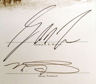 GAME OF THRONES COLLECTION SIGNED MATCHING #! ; A Game of Thrones, a Clash of Kings, a Dance with Dragons, Fire & Blood, a Knight of the Seven Kingdoms