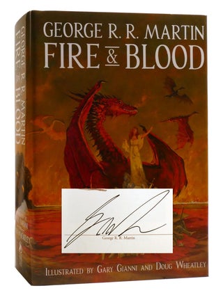GAME OF THRONES COLLECTION SIGNED MATCHING #! ; A Game of Thrones, a Clash of Kings, a Dance with Dragons, Fire & Blood, a Knight of the Seven Kingdoms