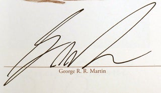 GAME OF THRONES COLLECTION SIGNED MATCHING #! ; A Game of Thrones, a Clash of Kings, a Dance with Dragons, Fire & Blood, a Knight of the Seven Kingdoms