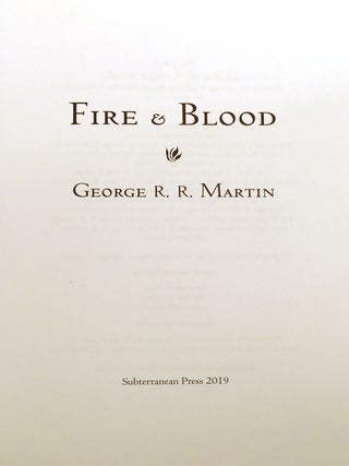 GAME OF THRONES COLLECTION SIGNED MATCHING #! ; A Game of Thrones, a Clash of Kings, a Dance with Dragons, Fire & Blood, a Knight of the Seven Kingdoms
