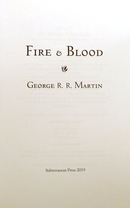 GAME OF THRONES COLLECTION SIGNED MATCHING #! ; A Game of Thrones, a Clash of Kings, a Dance with Dragons, Fire & Blood, a Knight of the Seven Kingdoms
