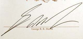 GAME OF THRONES COLLECTION SIGNED MATCHING #! ; A Game of Thrones, a Clash of Kings, a Dance with Dragons, Fire & Blood, a Knight of the Seven Kingdoms
