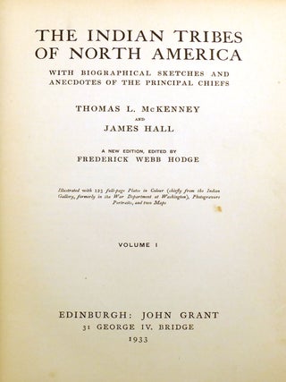 THE INDIAN TRIBES OF NORTH AMERICA 3 VOLUME SET