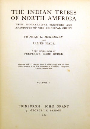 THE INDIAN TRIBES OF NORTH AMERICA 3 VOLUME SET