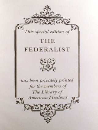 THE FEDERALIST PAPERS