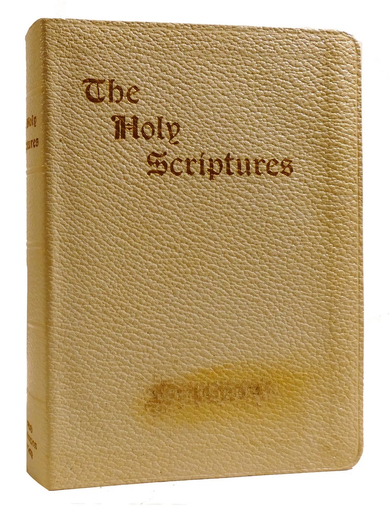Item #212154 THE HOLY SCRIPTURES ACCORDING TO THE MASORETIC TEXT. Jewish Publication Society.