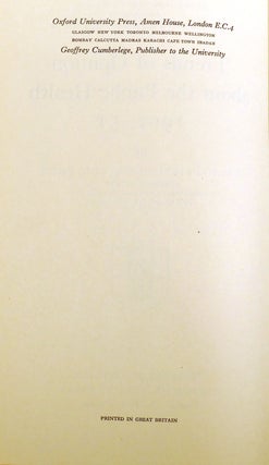 TRENDS OF OPINION ABOUT THE PUBLIC HEALTH 1901-51