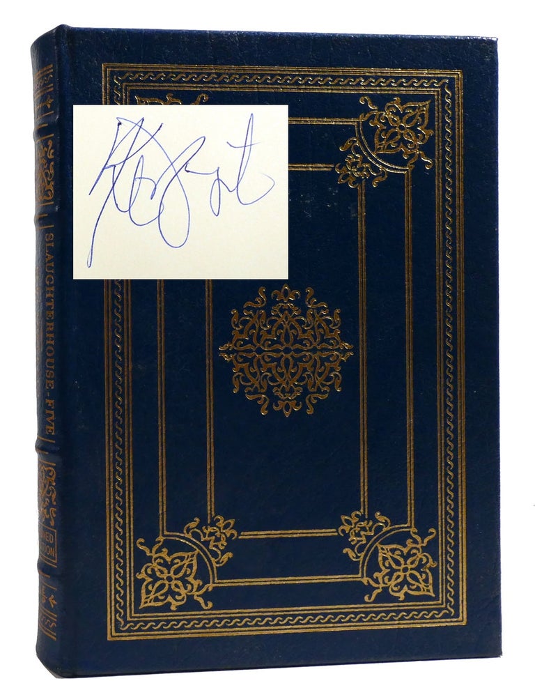 Item #212221 SLAUGHTERHOUSE-FIVE; Easton Press Signed. Kurt Vonnegut.