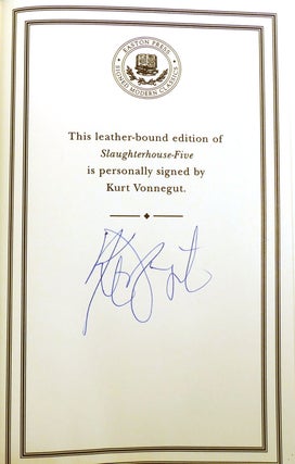 SLAUGHTERHOUSE-FIVE; Easton Press Signed