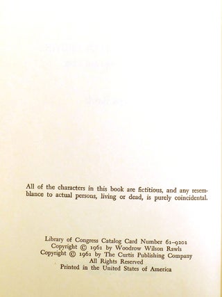 WHERE THE RED FERN GROWS SIGNED