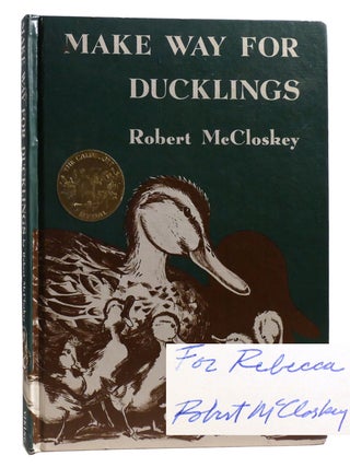 MAKE WAY FOR DUCKLINGS; Signed. Robert McCloskey.