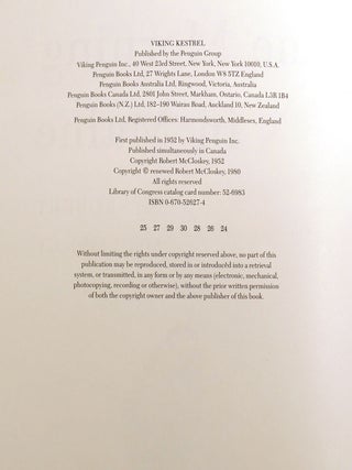ONE MORNING IN MAINE; Signed