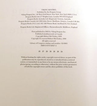 ONE MORNING IN MAINE; Signed