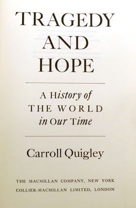 TRAGEDY AND HOPE; A History of the World in Our Time