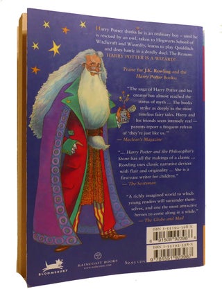 HARRY POTTER AND THE PHILOSOPHER'S STONE; Signed