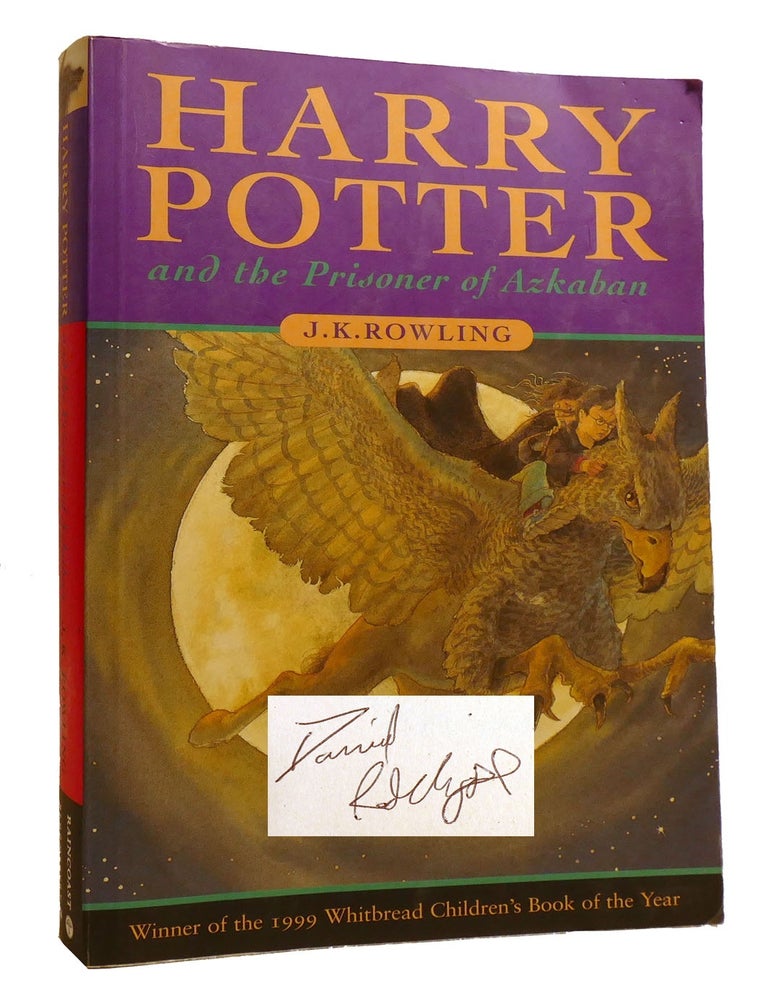 Item #212514 HARRY POTTER AND THE PRISONER OF AZKABAN; Signed. J. K. Rowling - Daniel Radcliffe.