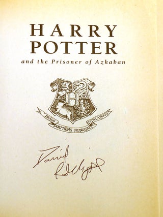 HARRY POTTER AND THE PRISONER OF AZKABAN; Signed