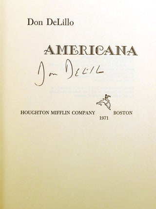 AMERICANA; Signed