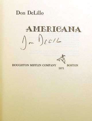 AMERICANA; Signed
