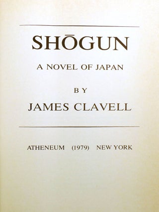 SHOGUN; Signed