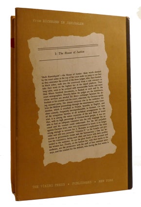 EICHMANN IN JERUSALEM; A Report on the Banality of Evil