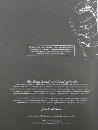 THE LONG HARD ROAD OUT OF HELL; Signed
