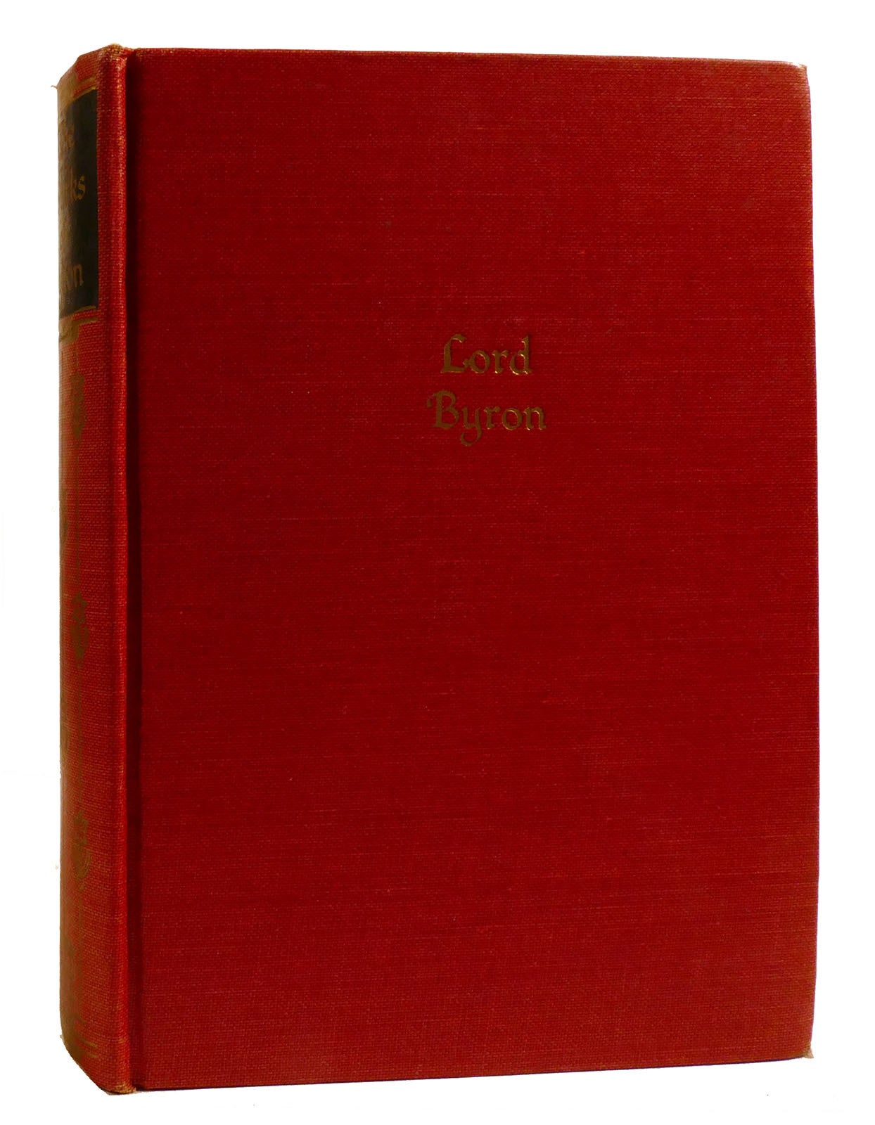 THE WORKS OF LORD BYRON ONE VOLUME EDITION | Lord Byron | First Edition ...